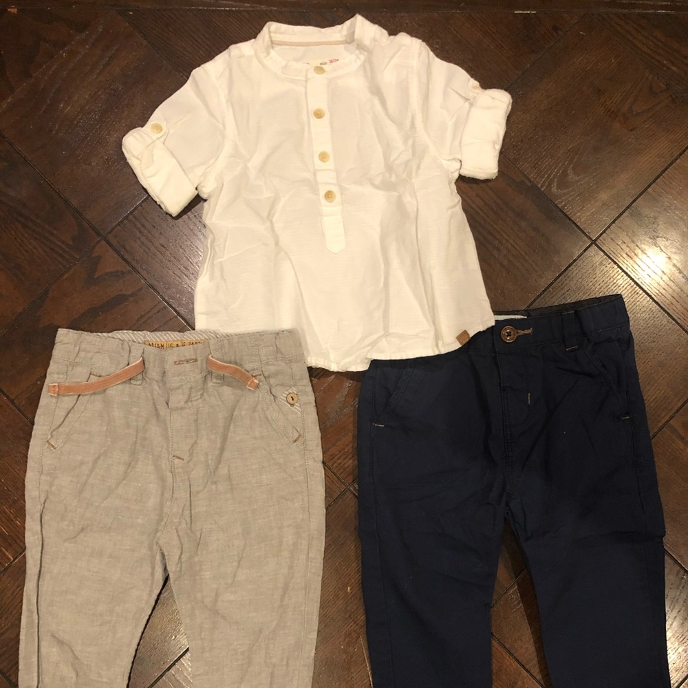 Baby boy Zara matching outfit